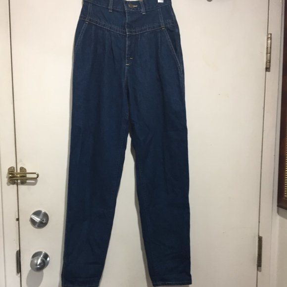 VINTAGE LEE HIGH RISE JEANS SIZE 5 - Picture 2 of 7